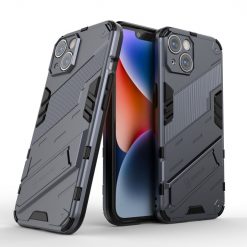 Alternative view of Odolný Kryt Punk armor case šedý – Apple iPhone 14