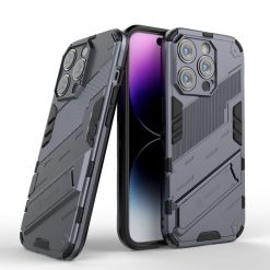 Alternative view of Odolný Kryt Punk armor case šedý – Apple iPhone 14 Pro