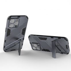 Odolný Kryt Punk armor case šedý – Apple iPhone 14 Pro | Levné Kryty | Levné Kryty | Levné Kryty