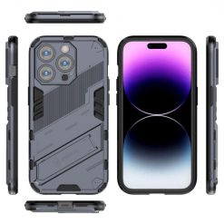 Odolný Kryt Punk armor case šedý – Apple iPhone 14 Pro | Levné Kryty | Levné Kryty | Levné Kryty