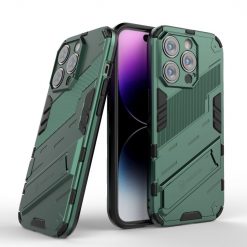 Alternative view of Odolný Kryt Punk armor case zelený – Apple iPhone 14 Pro