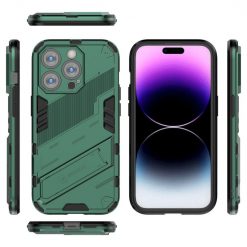 Odolný Kryt Punk armor case zelený – Apple iPhone 14 Pro | Levné Kryty | Levné Kryty | Levné Kryty
