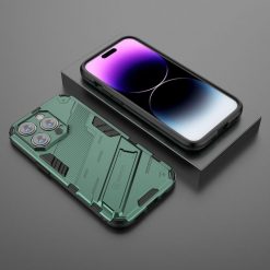 Odolný Kryt Punk armor case zelený – Apple iPhone 14 Pro | Levné Kryty | Levné Kryty | Levné Kryty