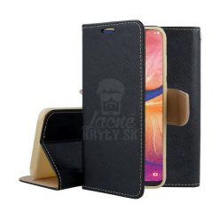 Peněženkové pouzdro Fancy Book černo-zlaté – Apple iPhone 14 Plus | Levné Kryty | Levné Kryty | Levné Kryty