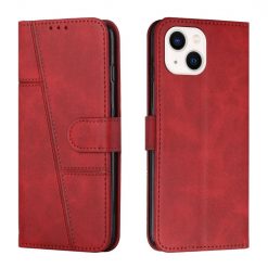 Peněženkové pouzdro Quilted case červené – Apple iPhone 14 Plus | Levné Kryty | Levné Kryty | Levné Kryty