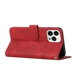 Peněženkové pouzdro Quilted case červené – Apple iPhone 14 Pro | Levné Kryty | Levné Kryty | Levné Kryty