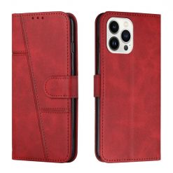 Peněženkové pouzdro Quilted case červené – Apple iPhone 14 Pro | Levné Kryty | Levné Kryty | Levné Kryty