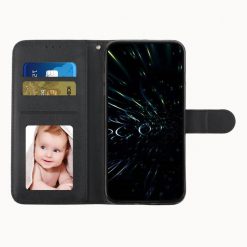 Peněženkové pouzdro Quilted case černé – Apple iPhone 14 Plus | Levné Kryty | Levné Kryty | Levné Kryty