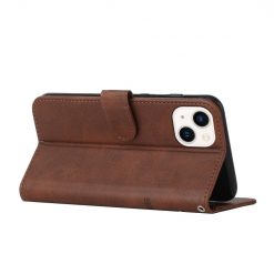 Alternative view of Peněženkové pouzdro Quilted case hnědé – Apple iPhone 14