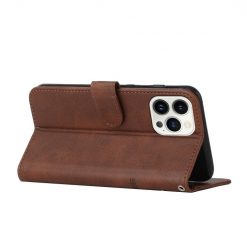 Alternative view of Peněženkové pouzdro Quilted case hnědé – Apple iPhone 14 Pro