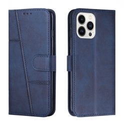 Peněženkové pouzdro Quilted case modré – Apple iPhone 14 Pro Max | Levné Kryty | Levné Kryty | Levné Kryty