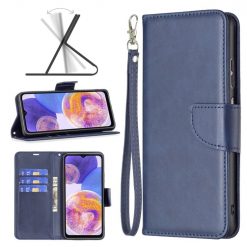 Peněženkové pouzdro Retro Lambskin modré – Samsung Galaxy A23 5G | Levné Kryty | Levné Kryty | Levné Kryty