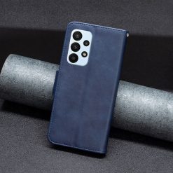Peněženkové pouzdro Retro Lambskin modré – Samsung Galaxy A23 5G | Levné Kryty | Levné Kryty | Levné Kryty