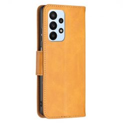 Peněženkové pouzdro Retro Lambskin žluté – Samsung Galaxy A23 5G | Levné Kryty | Levné Kryty | Levné Kryty