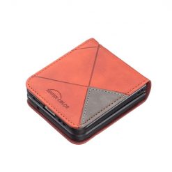 Alternative view of Kryt Rhombus hnědý – Samsung Galaxy Z Flip 4