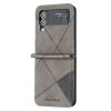 Kryt Rhombus hnědý – Samsung Galaxy Z Flip 4 | Levné Kryty | Levné Kryty | Levné Kryty