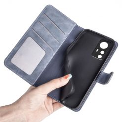 Peněženkové pouzdro Dual Wavy Case modré – Xiaomi 12T / 12T Pro | Levné Kryty | Levné Kryty | Levné Kryty
