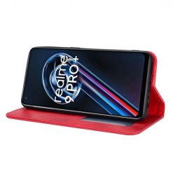 Peněženkové pouzdro Retro Leather červené – Realme 9 (4G) / 9 Pro+ | Levné Kryty | Levné Kryty | Levné Kryty