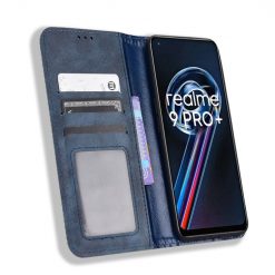 Peněženkové pouzdro Retro Leather modré – Realme 9 (4G) / 9 Pro+ | Levné Kryty | Levné Kryty | Levné Kryty