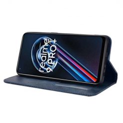 Peněženkové pouzdro Retro Leather modré – Realme 9 (4G) / 9 Pro+ | Levné Kryty | Levné Kryty | Levné Kryty