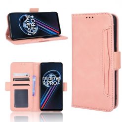Peněženkové pouzdro Slots case růžové – Realme 9 (4G) / 9 Pro+ | Levné Kryty | Levné Kryty | Levné Kryty