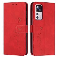 Peněženkové pouzdro Smile case červené – Xiaomi 12T / 12T Pro | Levné Kryty | Levné Kryty | Levné Kryty