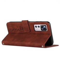 Peněženkové pouzdro Smile case hnědé – Xiaomi 12T / 12T Pro | Levné Kryty | Levné Kryty | Levné Kryty