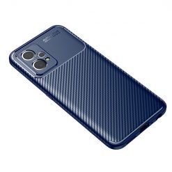 Zadní Kryt Carbon Fiber modrý – Realme 9 (4G) / 9 Pro+ | Levné Kryty | Levné Kryty | Levné Kryty