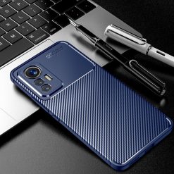 Zadní Kryt Carbon Fiber modrý – Xiaomi 12 Lite | Levné Kryty | Levné Kryty | Levné Kryty