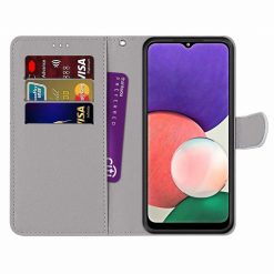 Knížkové pouzdro Trendy Cross case Fluorescenční voda – Samsung Galaxy A22 5G | Levné Kryty | Levné Kryty | Levné Kryty