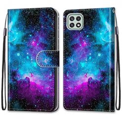 Knížkové pouzdro Trendy Cross case Hvězdní obloha – Samsung Galaxy A22 5G | Levné Kryty | Levné Kryty | Levné Kryty