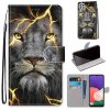 Knížkové pouzdro Trendy Cross case Bílá kočka – Samsung Galaxy A22 5G | Levné Kryty | Levné Kryty | Levné Kryty