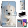 Knížkové pouzdro Trendy Cross case Zlaté květy – Samsung Galaxy A22 5G | Levné Kryty | Levné Kryty | Levné Kryty