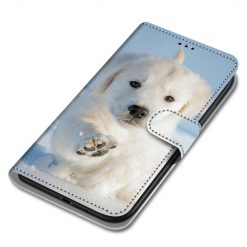 Knížkové pouzdro Trendy Cross case Pejsek – Samsung Galaxy A22 5G | Levné Kryty | Levné Kryty | Levné Kryty