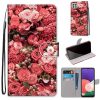 Knížkové pouzdro Trendy Cross case Pestrobarevné listy – Samsung Galaxy A22 5G | Levné Kryty | Levné Kryty | Levné Kryty