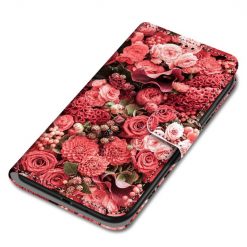 Knížkové pouzdro Trendy Cross case Růžová zahrada – Samsung Galaxy A22 5G | Levné Kryty | Levné Kryty | Levné Kryty