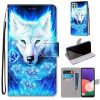 Knížkové pouzdro Trendy Cross case Bílá kočka – Samsung Galaxy A22 5G | Levné Kryty | Levné Kryty | Levné Kryty