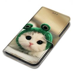 Knížkové pouzdro Trendy Cross case Žabka – Samsung Galaxy A22 5G | Levné Kryty | Levné Kryty | Levné Kryty