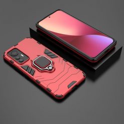 Odolný kryt Ring Armor červený – Xiaomi 12 Lite | Levné Kryty | Levné Kryty | Levné Kryty