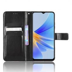 Peněženkové pouzdro Grand case černé – Oppo A17 | Levné Kryty | Levné Kryty | Levné Kryty