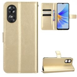Peněženkové pouzdro Grand case zlaté – Oppo A17 | Levné Kryty | Levné Kryty | Levné Kryty