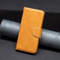 Peněženkové pouzdro Retro Lambskin žluté – Vivo Y35 | Levné Kryty | Levné Kryty | Levné Kryty
