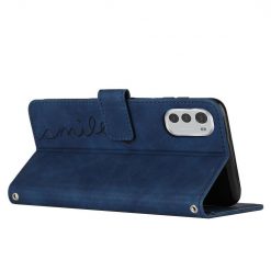 Peněženkové pouzdro Smile case modré – Motorola Moto E32 / E32s | Levné Kryty | Levné Kryty | Levné Kryty