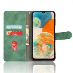 Peněženkové pouzdro Solid zelené – Samsung Galaxy A23 5G | Levné Kryty | Levné Kryty | Levné Kryty