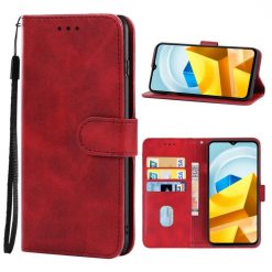 Peněženkové pouzdro Splendid case červené – Xiaomi Poco M5 / M4 5G | Levné Kryty | Levné Kryty | Levné Kryty
