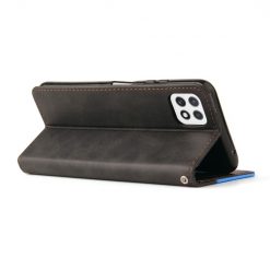 Peněženkové pouzdro Stitching černo-modré – Samsung Galaxy A22 5G | Levné Kryty | Levné Kryty | Levné Kryty