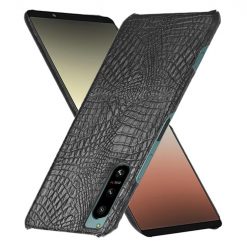 Zadní kryt Crocodile Texture černý – Sony Xperia 5 IV 5G | Levné Kryty | Levné Kryty | Levné Kryty