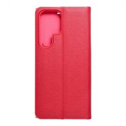Knížkové pouzdro Luna Book červené – Samsung Galaxy S23 Ultra | Levné Kryty | Levné Kryty | Levné Kryty