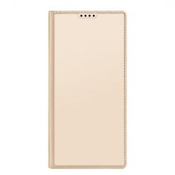 Peněženkové pouzdro Dux Ducis Skin Pro zlaté – Samsung Galaxy S23 Ultra | Levné Kryty | Levné Kryty | Levné Kryty