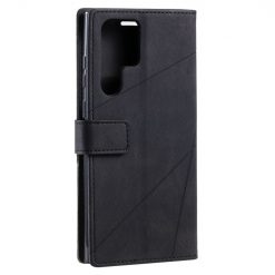 Knížkové pouzdro Rhombus černé – Samsung Galaxy S23 Ultra | Levné Kryty | Levné Kryty | Levné Kryty